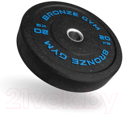Изображение товара Диск для штанги Bronze Gym Бамперный / BG-BMP-20