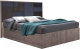 Двуспальная кровать Мебель-КМК 1600 Монако 0673.2 (сосна натуральная/Olimp 11/Olimp 10) - 