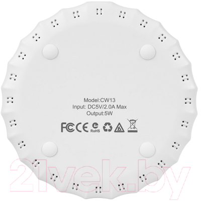 Зарядное устройство беспроводное Hoco CW13 / 6957531091394 (белый)