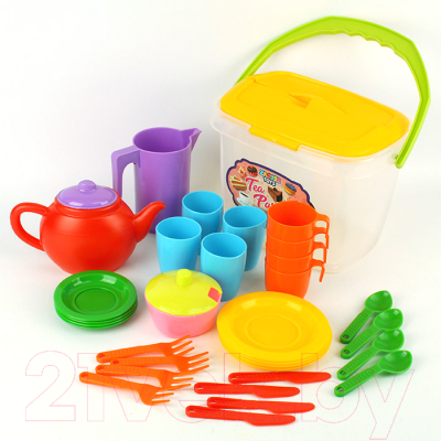 Набор игрушечной посуды Zarrin Toys Tea Party Box / M8