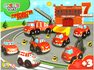 Набор игрушечной техники Zarrin Toys Firefighter Series / J7