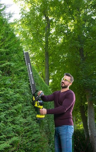 Кусторез аккумуляторный Ryobi RY18HT55A-0 (5133004909) — фото 7