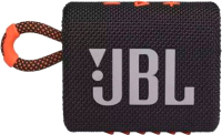 Портативная колонка JBL Go 3 (черный/оранжевый) - 