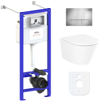 

Унитаз подвесной с инсталляцией Lavinia Boho, Relfix Biore Rimless 77050182