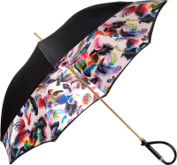 

Зонт-трость Pasotti, Nero Piume Colorate Plastica