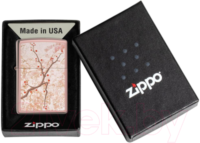 Зажигалка Zippo Eastern Design / 49486 (розовое золото)