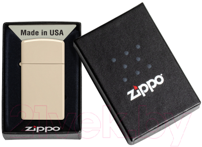 Зажигалка Zippo Slim / 49528 (бежевый)
