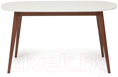 Обеденный стол Tetchair Max (белый/коричневый)