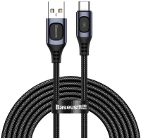 Кабель Baseus Flash Multiple Fast Charge USB to Type-C / CATSS-B0G (2м, серый) - 