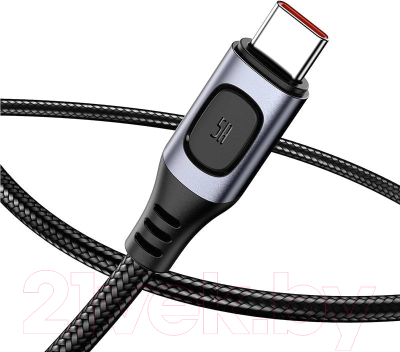 Кабель Baseus Flash Multiple Fast Charge USB to Type-C / CATSS-B0G (2м, серый)