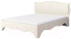 Двуспальная кровать Мебель-Неман Астория МН-218-01-180 (кремовый) - 