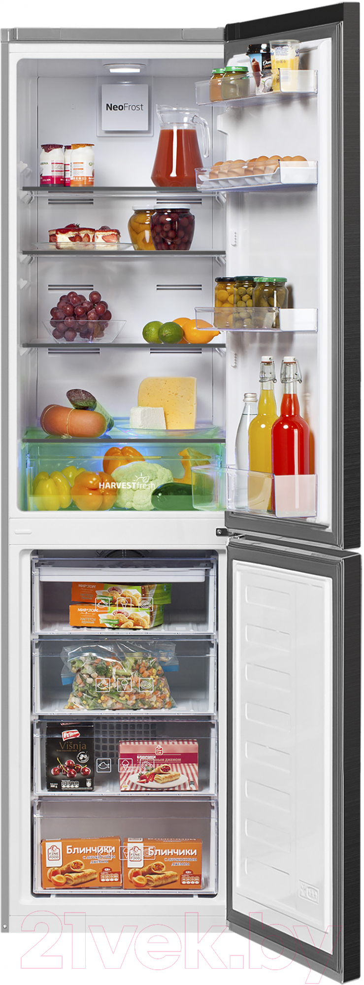 Холодильник с морозильником Beko CNMV5335E20VXR