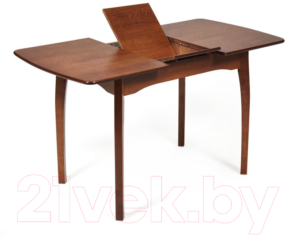 Обеденный стол Tetchair Caterina 100+30x70x75 (бук/коричневый) — фото 3