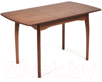 Обеденный стол Tetchair Caterina 100+30x70x75 (бук/коричневый)