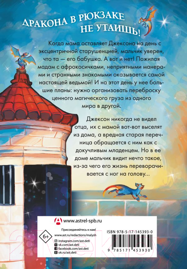Художественная книга АСТ Драконы в рюкзаке (Эллиотт З.) — фото 2