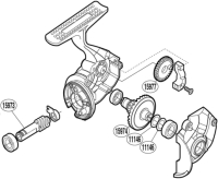 Шестерня для катушки рыболовной Shimano Drive Gear / RD15974 - 