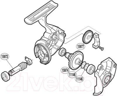 Шестерня для катушки рыболовной Shimano Drive Gear / RD15974
