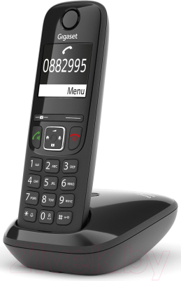Беспроводной телефон Gigaset AS690 (черный)