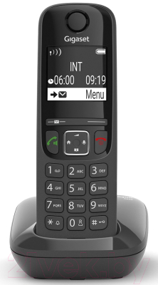 Беспроводной телефон Gigaset AS690 DUO (черный)