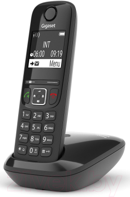 Беспроводной телефон Gigaset AS690 DUO (черный)