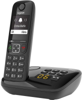 Беспроводной телефон Gigaset AS690A (черный) - 