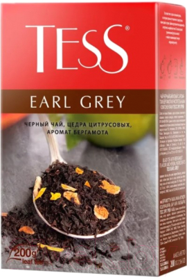 Чай листовой Tess Earl Grey черный / Nd-00014683 (200г)