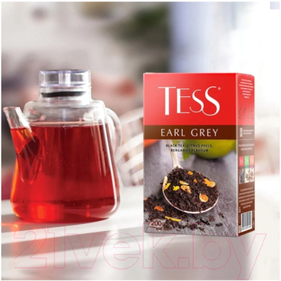 Чай листовой Tess Earl Grey черный / Nd-00014683 (200г)