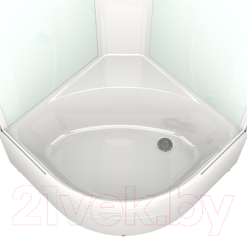 Душевая кабина Domani-Spa Delight 99 High / DS01D99HWM10 (белый/сатин-матированное стекло) — фото 4