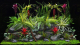 Декорация для аквариума Barbus Цветы джунглей. Старый вулкан / Background 032 - 