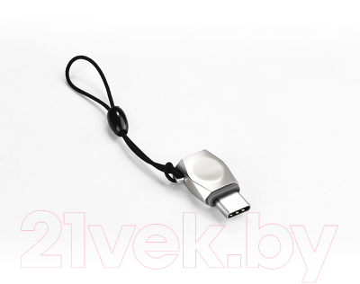 Адаптер Hoco UA8 Type-C-USB (серебристый)