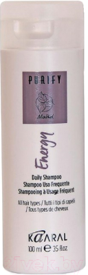 Шампунь для волос Kaaral Energy с ментолом (100мл)