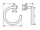Миниатюра изображения товара Кольцо для полотенца Hansgrohe Universal 41724000