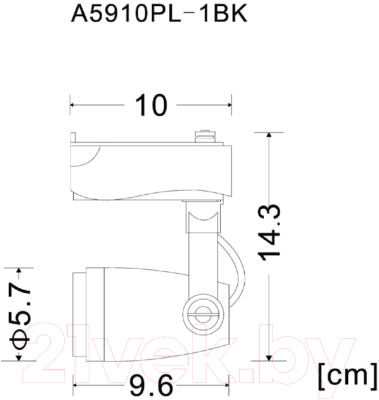 Изображение товара Трековый светильник Arte Lamp Piccolo A5910PL-1BK