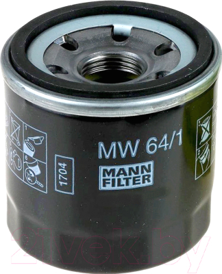Масляный фильтр Mann-Filter MW64/1