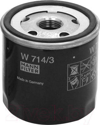

Масляный фильтр Mann-Filter, W714/3