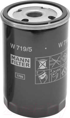 Масляный фильтр Mann-Filter W719/5