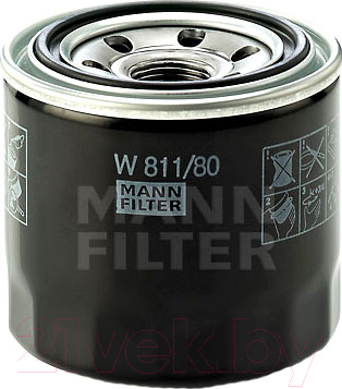 Масляный фильтр Mann-Filter W811/80