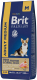 Сухой корм для собак Brit Premium Dog Adult Medium с курицей / 5049967 (15кг) - 