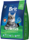 Сухой корм для кошек Brit Premium Cat Sterilized Chicken / 5049585 (2кг) - 