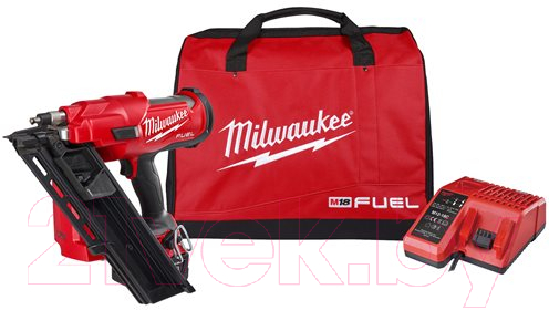 Аккумуляторный гвоздезабиватель Milwaukee M18FFNS-502C