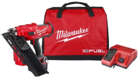 Аккумуляторный гвоздезабиватель Milwaukee M18FFNS-502C (4933478302) - 