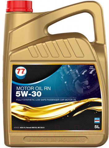 Моторное масло 77 Lubricants Motor Oil RN 5W30 700124 / 707809 (5л)