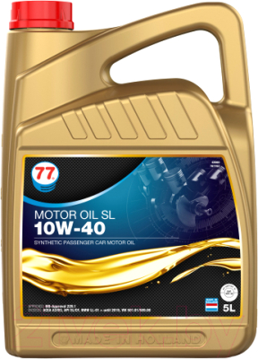 Моторное масло 77 Lubricants Motor Oil Synthetic 10W40 / 707812 (5л)