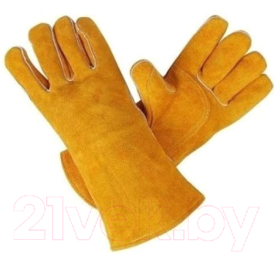 Перчатки защитные Hantong Honesty Weld А0202 Спилковые с подкладкой Кевларовая нить (желтый)