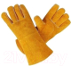 Перчатки защитные Hantong Honesty Weld А0202 Спилковые с подкладкой Кевларовая нить (желтый) - 