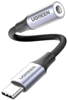 Кабель Ugreen USB-C AV161 / 80154 (0.1м, серый космос) - 