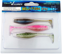 Мягкая приманка Dragon Belly Fish Pro / BF35D-MIX-3 (3шт) - 