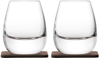 Набор стаканов LSA International Islay Whisky / G1213-09-301 (2шт, с подставками) - 