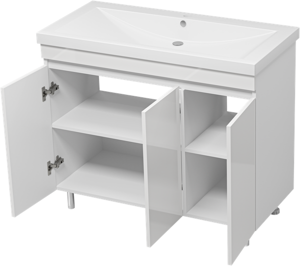 Купить Тумба под умывальник Misty Енисей 100 / Э-Ени01100-0112Я в Слуцке