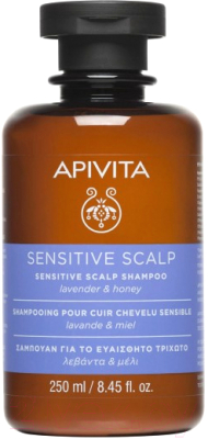 Шампунь для волос Apivita Для чувствительной кожи головы Sensitive Scalp Shampoo (250мл)
